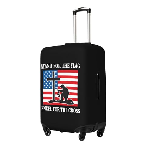 Stand for The Flag Kneel for The Cross Luggage Cover Elastic Washable Luggage Cover Scratch Resistant Travel3