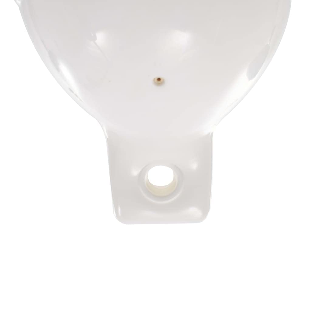 Mangloder Bootsfender 4er Set Weiß 58,5 x 16,5 cm PVC langlebiges Schutzzubehör für Wasserfahrzeuge, geeignet für Anker, Klampen, Marina, Kajak, Kanu, Schlauchboot, Yacht, Hafen, Angeln