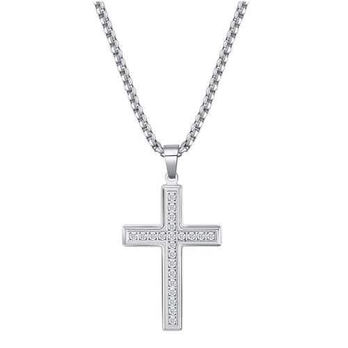 Collier acier inoxydable médaillon blanc rond le cadeau idéal unique