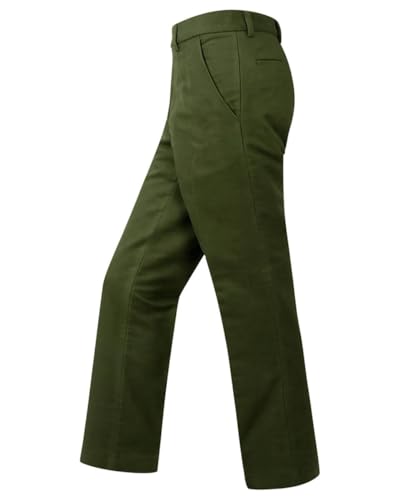 Monarch II Moleskin Trouser - Dark Olive 34"4