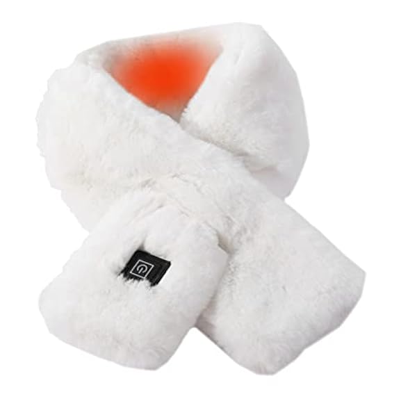 KUMADAI Verwarming Sjaal USB Verwarmde Sjaal voor Vrouwen Mannen Hals Verwarming Pad Draagbare Wasbare Halswarmer Sjaal met Power Bank