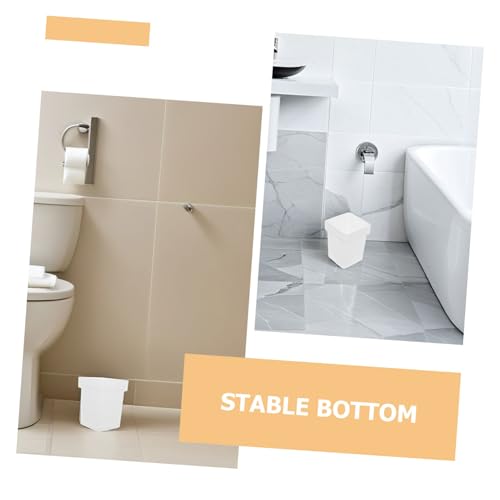 Gobelet de rangement pour brosse WC en verre dépoli carré | Set 2 - 4