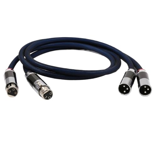 Cable de Audio XLR Plateado Silver Plated 0.5m miniatura 1