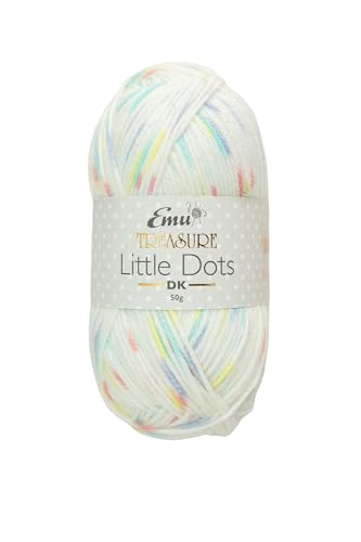 Emu Treasure Little Dots DK Super Soft Baby Yarn 50g Ball 165m Little Teapot - 004