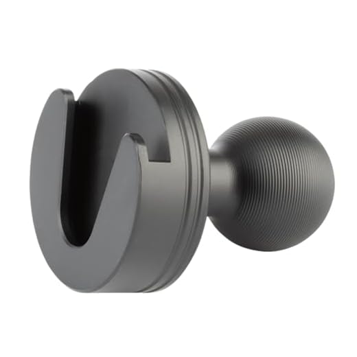 Bulletpoint Mounting Solutions Aluminum Handheld CB Radio Mic Holder Mount with Integrated 20mm Ball