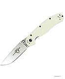 Limited Edition Ontario 8862 RAT2 Folder - Bone Color Handle/Satin AUS8 Blade