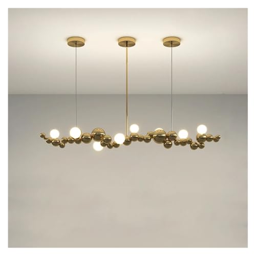Plafond luminaire suspendu salon avec lampe LED à intensité variable - 4