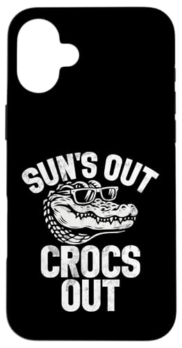 Sun's Out Crocs Out �N���R�_�C�� �X�}�z�P�[�X iPhone 16 Plus �p