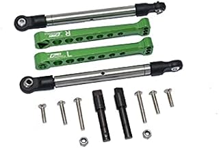 GPM for Losi 1/10 Lasernut U4 Tenacity LOS03028 Upgrade Parts Aluminum Rear Sway Bar & Stainless Steel Linkage - 12Pc Set Green