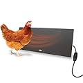 Cozy Products Cozy Coop, Chicken Coop Heater, Flat-Panel Radiant Heater with Thermal Protector, Energy-Efficient, Easy to Install, Ideal for Small Animals, 200 Watts, Black