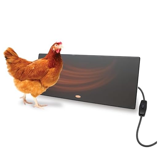 Cozy Products Cozy Coop, Chicken Coop Heater, Flat-Panel Radiant Heater with Thermal Protector, Energy-Efficient, Easy to Install, Ideal for Small Animals, 200 Watts, Black