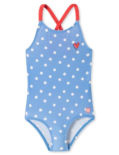 Schiesser Mädchen - Schnelltrocknend Badeanzug, Hellblau_180936, 92 EU