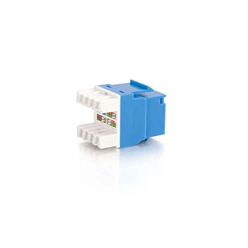 C2G 03796 Cat5E Rj45 Unshielded Keystone Jack, Blue #TOP1