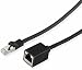 Produktbild RJ45 Patchkabelverlängerung S/FTP, schwarz, 1m