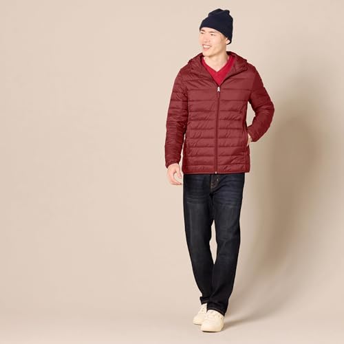Image of Amazon Essentials Men's Lightweight Water-Resistant Packable Hooded Puffer Jacket