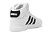 adidas Unisex-Kids Grand Court Mid Top, White/Black/White, 4