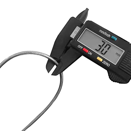 Reset-200 4 Digit Combination Padlock With 12 Inches Steel Cable,Cable Lock For Locker Luggage Suitcase Gun Case Toolbox Helmet Black,2 Pack #TOP6