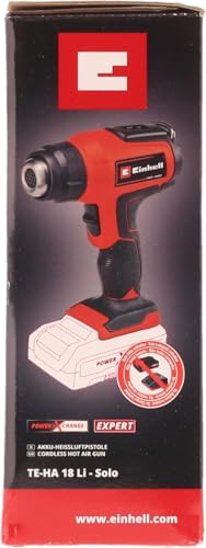 Einhell Power X-Change 18V Cordless Heat Gun - Battery Powered Hot Air Gun With Accessories For Paint Stripping, Vinyl, Crafts, Resin - TE-HA 18 Li Solo (Battery Not Included) 20 Einhell Power X-Change 18V Cordless Heat Gun - Battery Powered Hot Air Gun With Accessories For Paint Stripping, Vinyl, Crafts, Resin - TE-HA 18 Li Solo (Battery Not Included) - Image 20