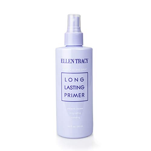 Ellen Tracy Makeup Setting Spray Long Lasting Primer, Hydrating Face Mist, Dewy Setting Spray, Prep and Set Makeup - 8.4 Fl. Oz. Spray Bottle
