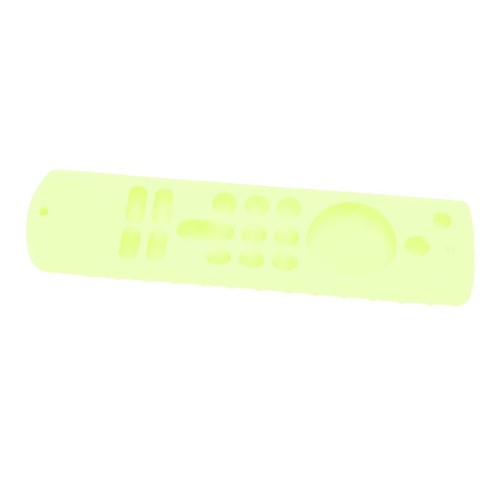 Funda de Silicona con Mando a Distancia para Fire TV Stick, Funda Protectora de Silicona Antideslizante con Cordón de 3.ª Generación (Verde Fluorescente)