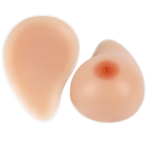 IVITA One Pair irregular Side Silicone Breast Forms Fake Boobs Mastectomy Prosthesis Bra Pad Enhancers4