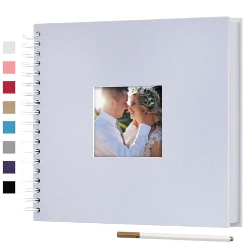 10 x 10 Inch DIY Scrapbook Photo Album with Window