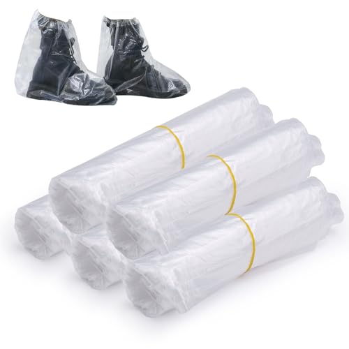 Couvre-chaussures imperméables transparentes et antidérapantes pour adulte