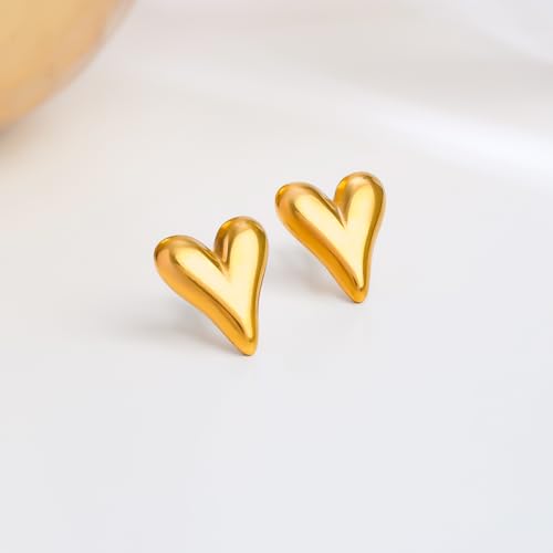 Image of Rubans Demi Fine Stainless Steel Stud Earrings Daily Gift for Women & Girls