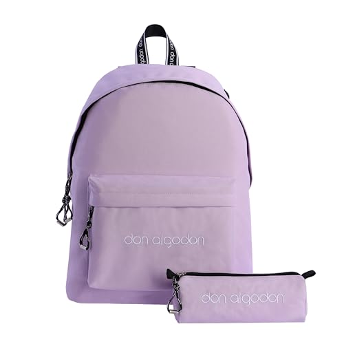 Don Algodon – Mochila mujer casual – con estuche incluido – mochilas escolares – universidad...