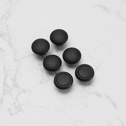 Create idea 6 szt. nakładek na kciuki kompatybilne z kontrolerem PS5 Edge 6 w 1 wymienne nakładki na joysticki analogowe uchwyty na kciuki akcesoria czarne