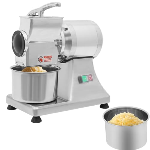 Máquina eléctrica ralladora de queso, 550W, plateada miniatura 1