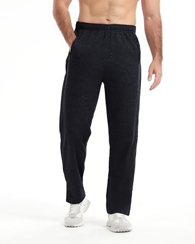 WZIKAI Men's Tear Away Pants Casual Side Snap Open Sweatpants Loose Fit Post Surgery Pants with Pockets2