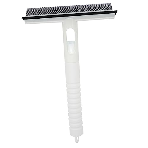 TOVINANNA Household Glass Cleaning Squeegee with Spray Water Function Lightweight Flat Wiper for Shower Doors Mirrors Bathroom Windows Multipurpose Stain Remover Tool for Home Glass Surfaces
