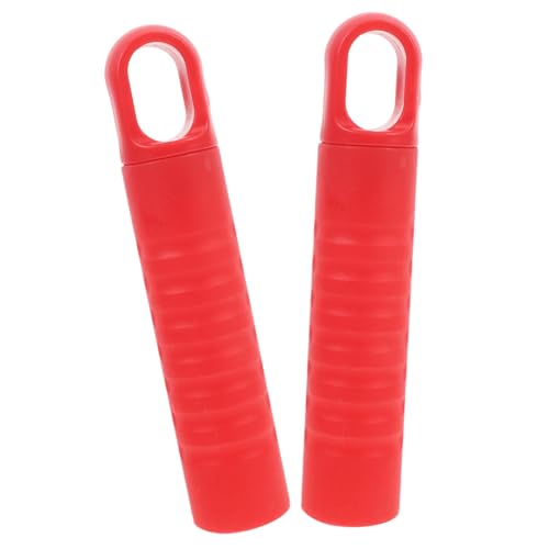 Holibanna 2pcs Mop Handle End Caps with Hanging Hole Gripper for Broom Handle and Mop Tube Easy Replacement Grip for Sweeping and Cleaning