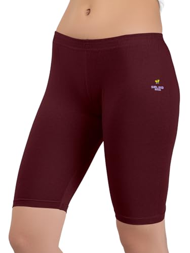 Image of Selsia Women's Cotton Regular Fit Cycling Shorts | Pack of 3 | (Multi Color)