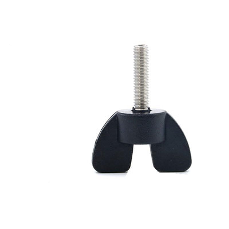 M5 Butterfly Thumb Screw Shaped Hand T Head Knob Screws Tighten bakelite Lock Bolts 12-51mm Length - (Size: M5 x51mm(2pcs))