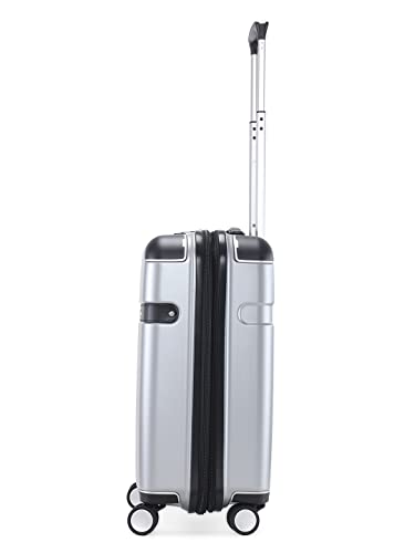 Image of CERRUTI Space Range Silver Color 20 inch Cabin Trolley