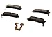 ACDelco 171-642 GM Original Equipment Rear Disc Brake Pad Kit