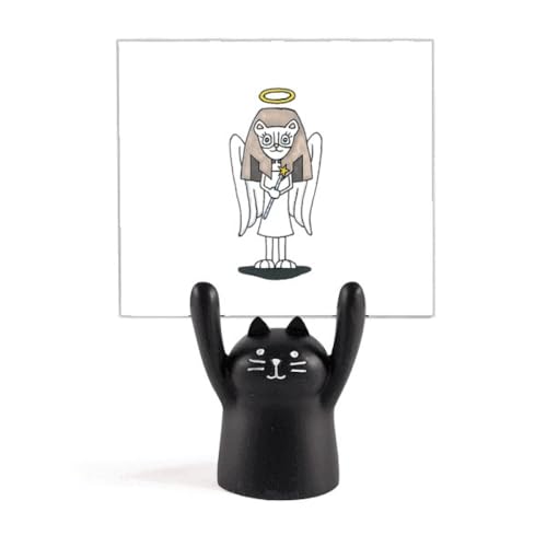 Support pour mémo Motif chat Noir idée cadeau originale pour collègue