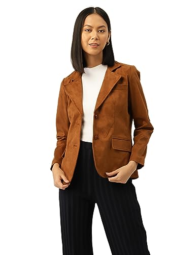 Image of Leather Retail Women's Suede Faux Leather Jacket