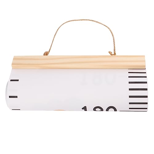 Abaodam Wooden Canvas Kids Growth Chart Height Measurement Ruler Wall Decal Kids Growth Chart Wall