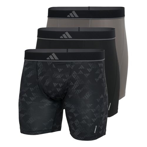 adidas Herren Unterwäsche Slip 3er Pack-Boxer Brief (3pk) -Active Micro Flex Eco Ropa Interior, Assorted_4am015, S Hombres