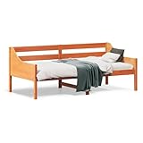 Ce lit de jour en bois peut être utilisé comme un lit dans la chambre à coucher et est également idéal comme un canapé dans le salon.