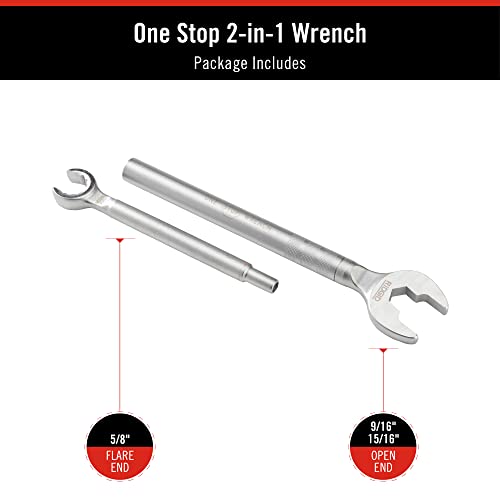 RIDGID 27023 Model 2002 One Stop 2in1 Wrench for Angle Stops