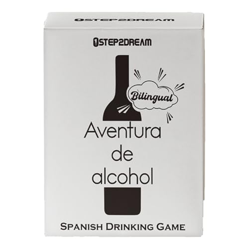 Magictodoor Juegos de Cartas Bilingües para Fiestas | Juego de Beber para Adultos en Español | Juego de Mesa Divertido en Dos Idiomas para Noches y Fiestas