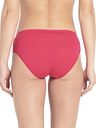 Image of Jockey 1807 Women's High Coverage Micro Modal Elastane Stretch Mid Waist Hipster with Ultrasoft Exposed Waistband