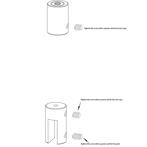 TOPNIKE Ceiling Sign Hanger, Aluminum, Display for Large Picture/Billboard/Sign Board/Frame, 2 Pack, Silver