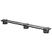 iBOLT 10 inch Tripod Camera Slider Bar with 3 Camera (_ inch) Screw attachments- Great for Adding Additional Microphones, LED Lights, Camera Flash, Monitors, etc.- DSLR Cameras, GoPros, Video Cameras