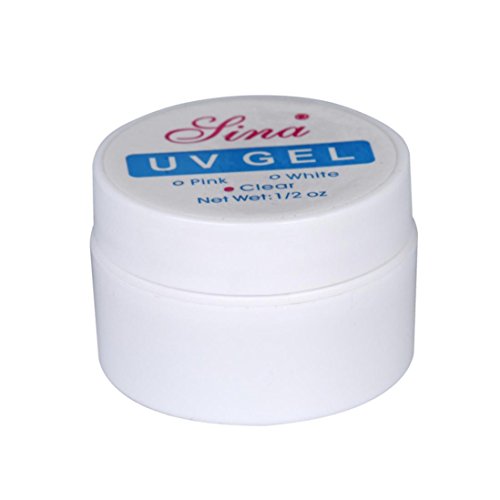 Nail Art,Putars Portable Clear UV Builder Gel Acrylic Nail Art Tips Manicure (Clear)
