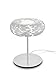 Produktbild Alessi Barklamp BM11 W - Design LED Tishlampe mit durchgebrochener Verzierung, Edelstahl und Epoxidharz, Weiß